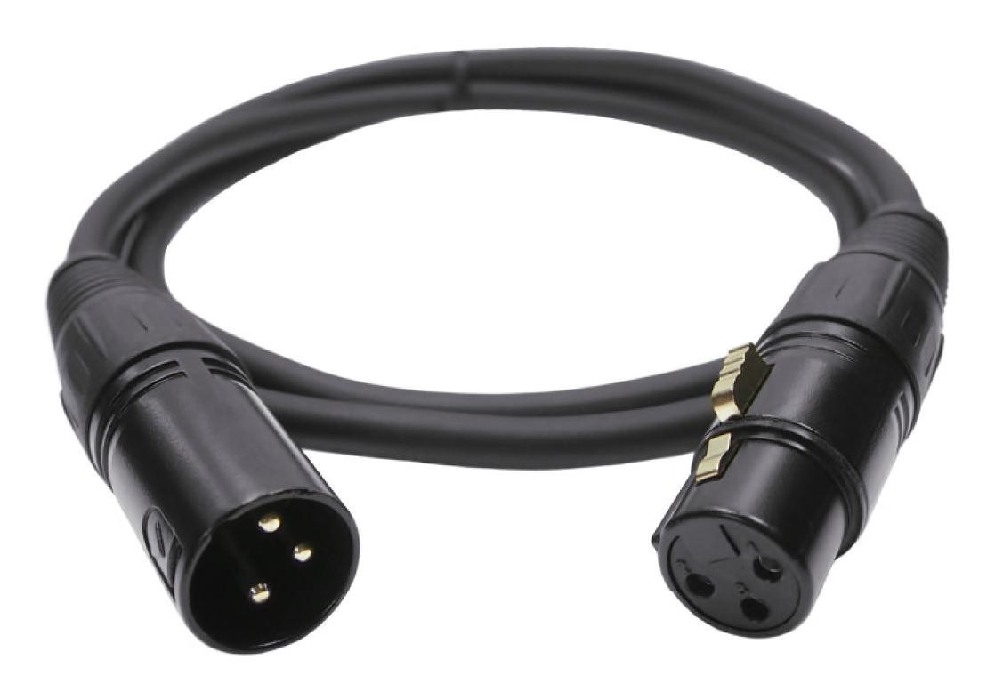 Cliff Electronic Components Fc619103 Cable, 3P, Xlr Plug-Xlr Socket, 3M