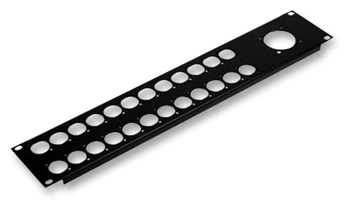 Penn Elcom R1269/2Uk/24-1 Rack Panel, 24 Xlr Plus Socapex