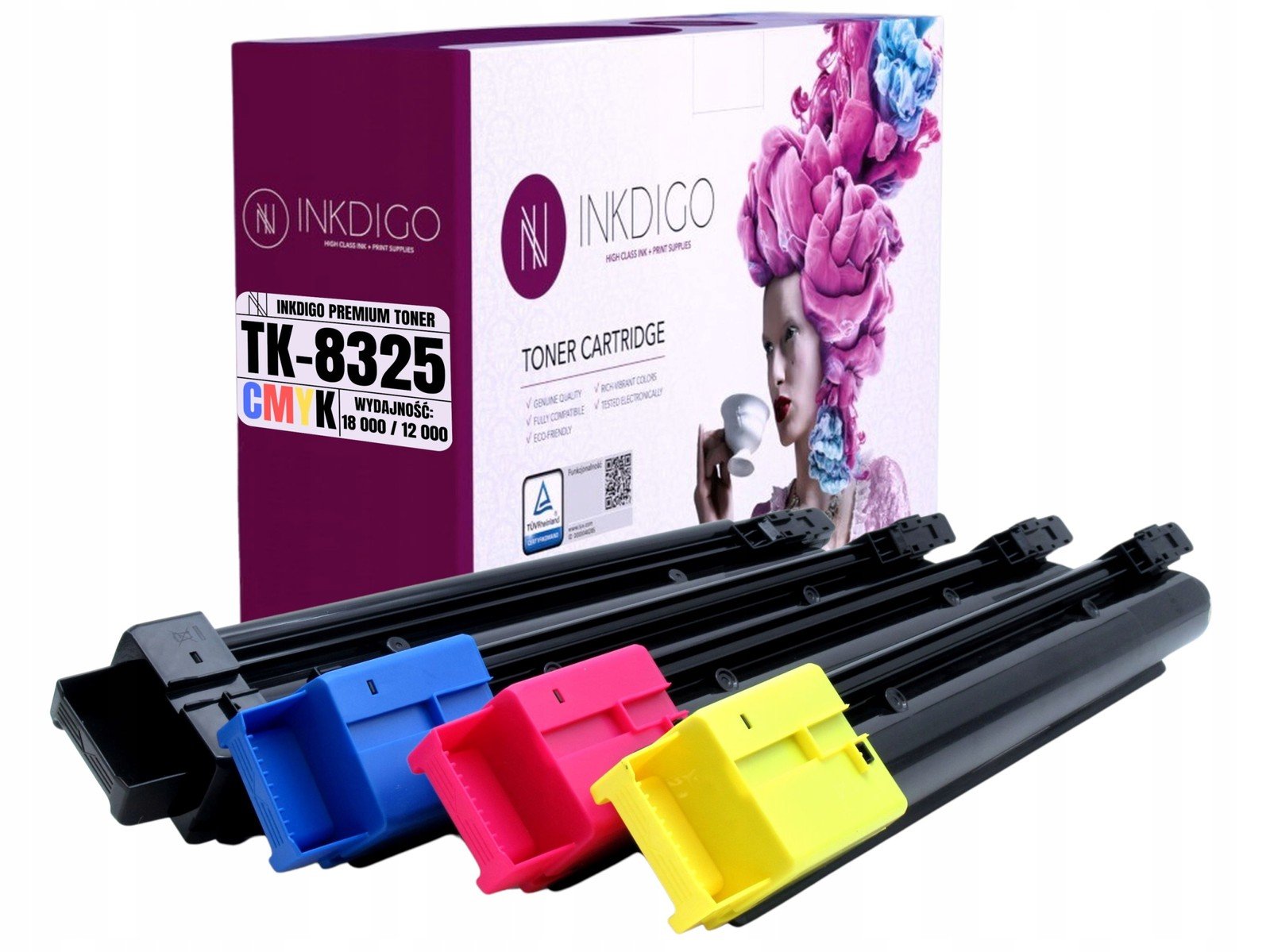 Sada 4 náhradních tonerů TK-8325 pro tiskárny Kyocera TASKalfa 2551 ci