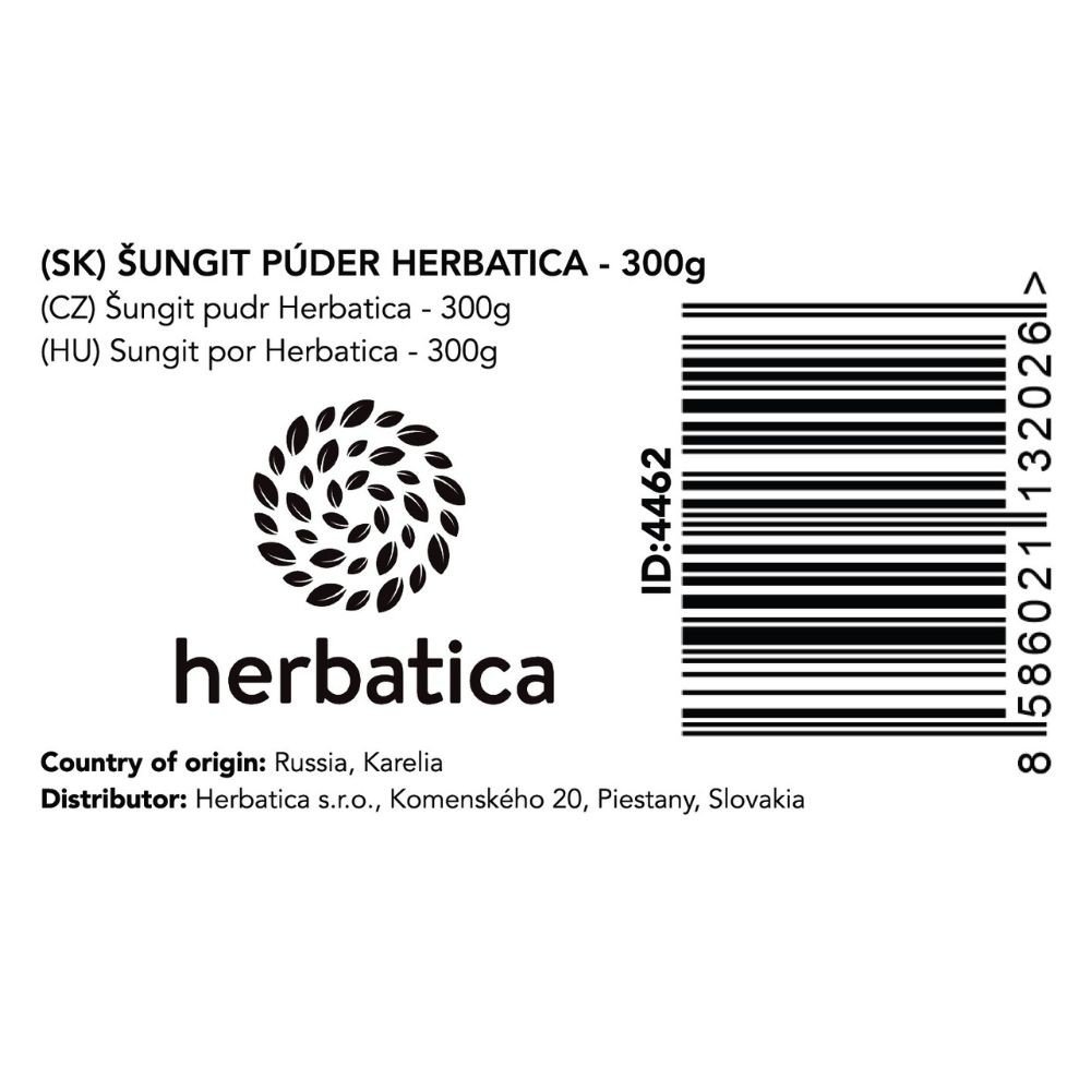 Šungitový pudr - 300g - Herbatica