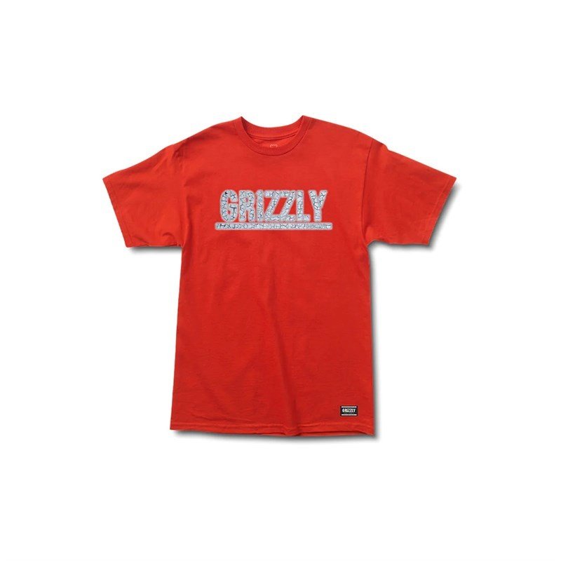 triko GRIZZLY - Asphalt SS Tee (RED)