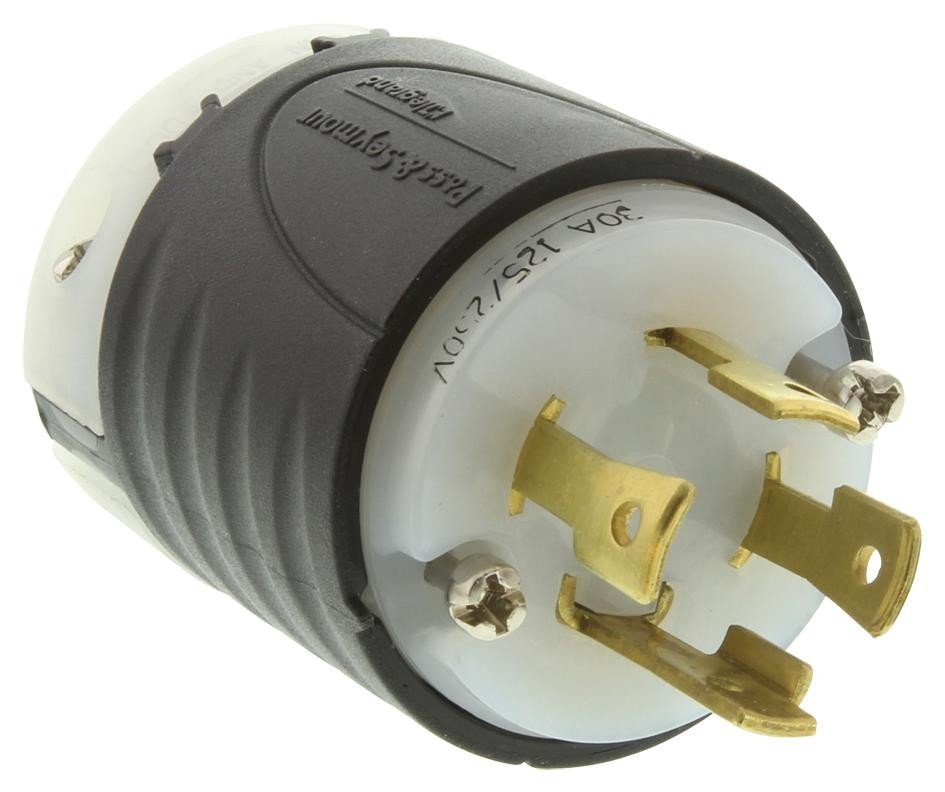 Legrand Pass & Seymour L1430P Turnlok, Plug, 3P4W, 30A, L14-30P, Ip20