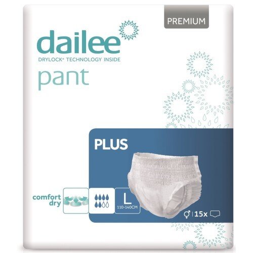 Dailee Pant Premium plus L kalhotky absorpční natahovací 15 ks