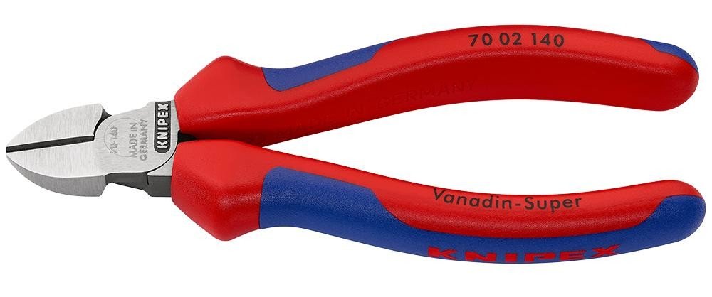 Knipex 70 02 140 Nipper, Diagonal Cutting, 140Mm