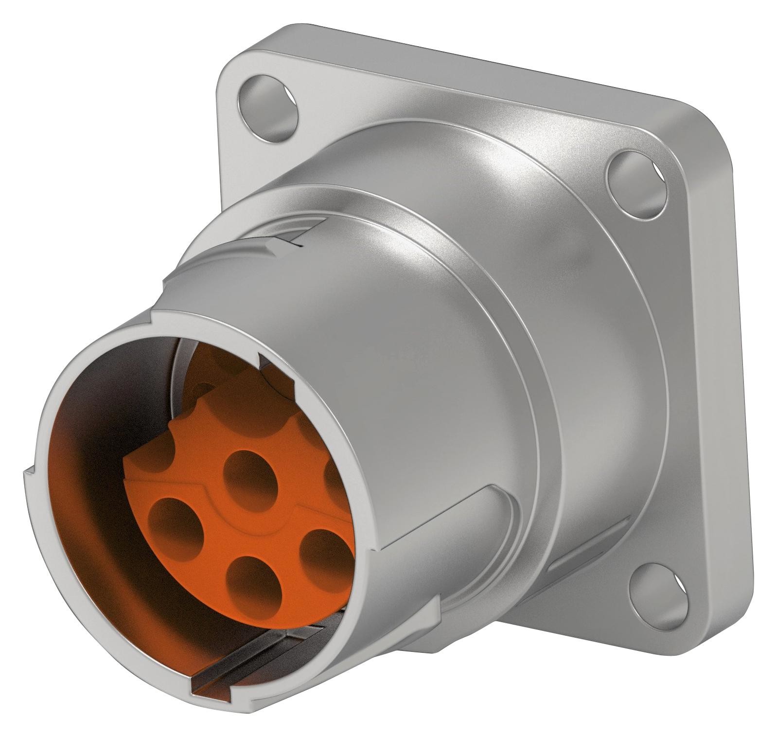 Intercontec - Te Connectivity Eega201Nn00000500000 Circular Connector, Rcpt, 9Pos, Flange