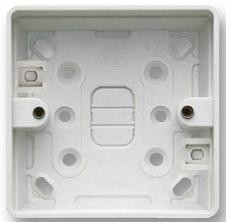 Honeywell 2181Whi Pvc Surface Box, 1-Gang, 1X Push-Out