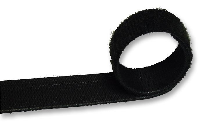 Velcro E22901633099925 Back To Back Hook And Loop,16Mm X 25M,bk