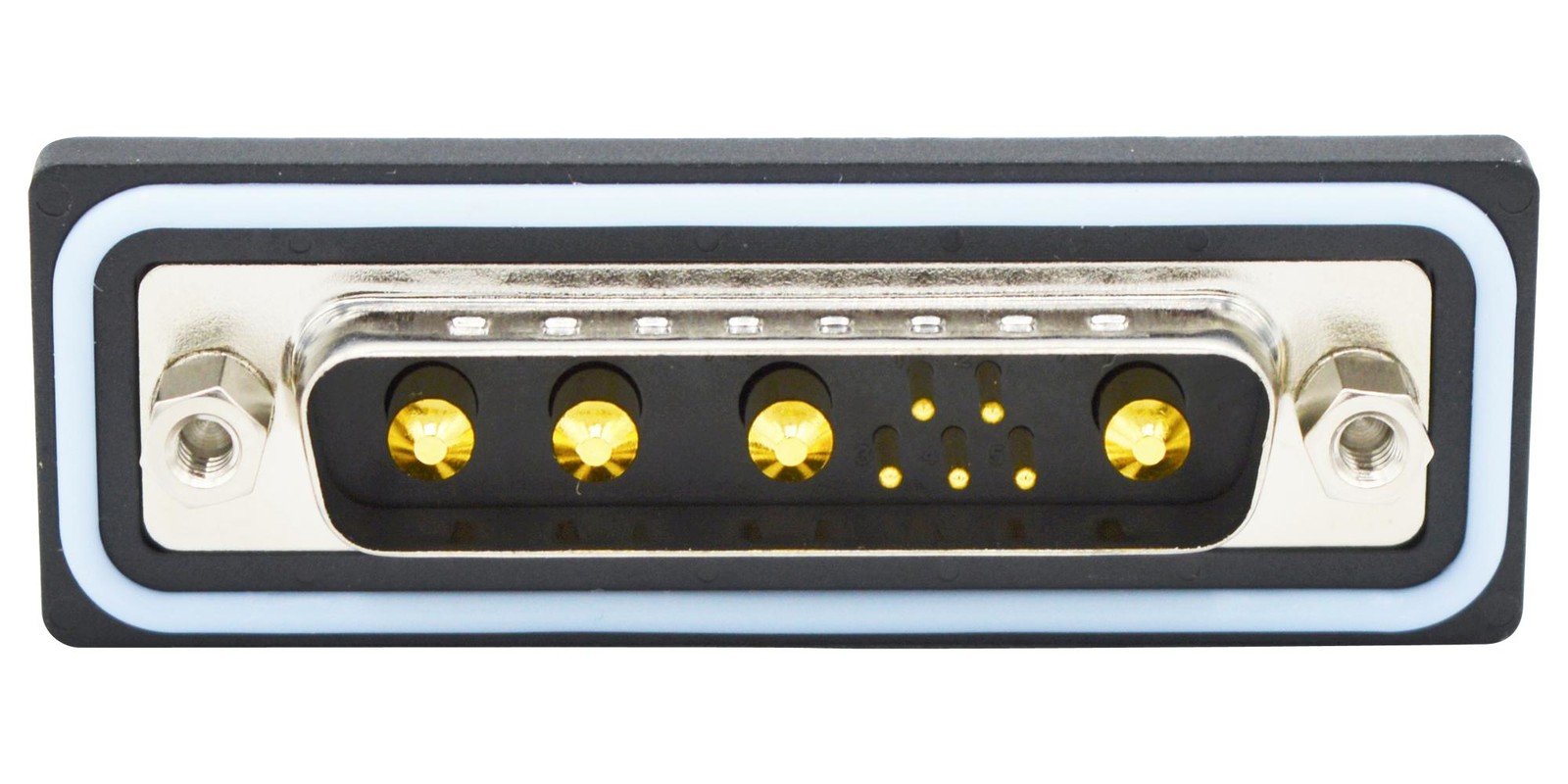 Norcomp Cdfr9W4113L261 Combo D-Sub Conn, R/a Plug, Db-9W4, Ip67