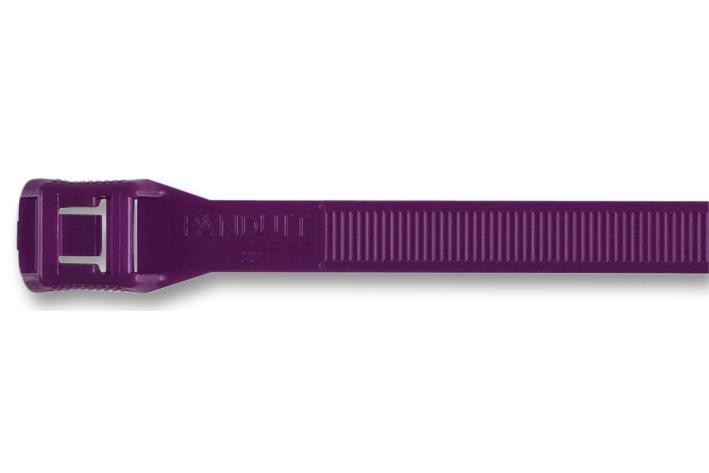 Panduit It9100-Cuv7A Cable Tie, Wide, Purple, Pk100
