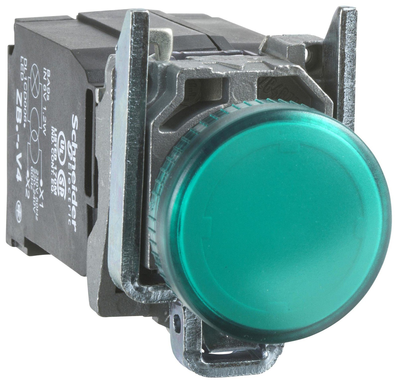 Schneider Electric Xb4Bv5B3 Panel Indicator, Green, 22Mm, 400Vac