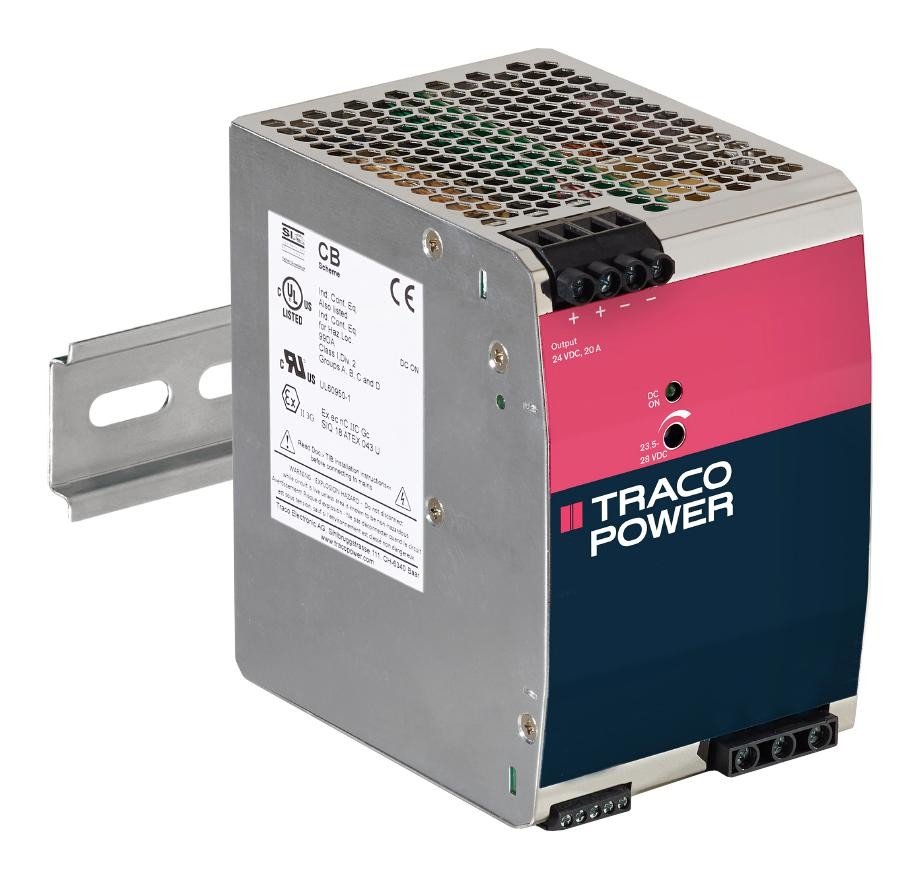 Traco Power Tib 480-148 Ex Power Supply, Ac-Dc, 48V, 10A