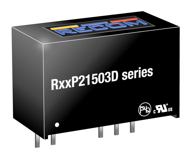 Recom Power R15P21503D Dc-Dc Converter, 2 O/p, 2W