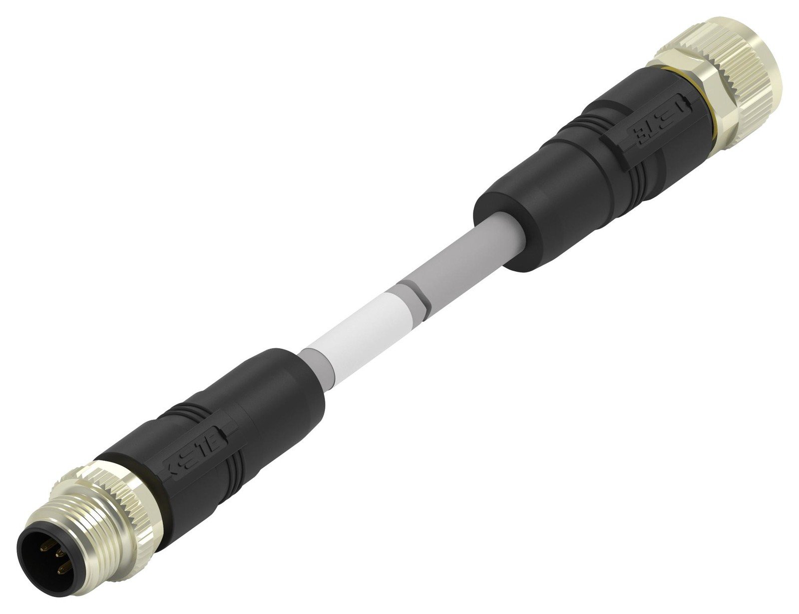 Te Connectivity Taa755A1611-060. Sensor Cord, 5P M12 Plug-M12 Rcpt, 19.7