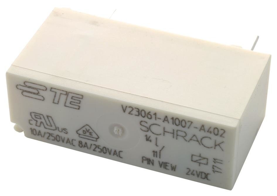 Schrack - Te Connectivity V23061A1005A502 Power Relay, 12Vdc, Spst-No, 8A, Tht