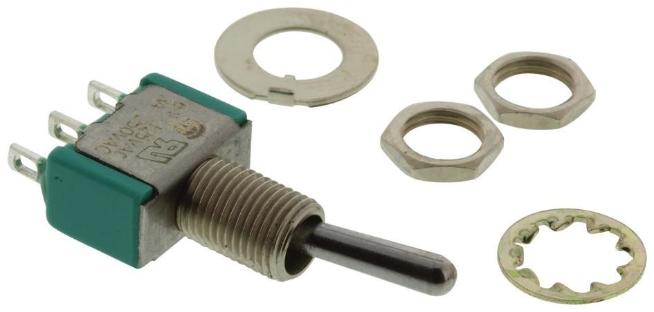 Electroswitch A123S1Yzq Switch, Toggle, Spdt, 6A, 250V