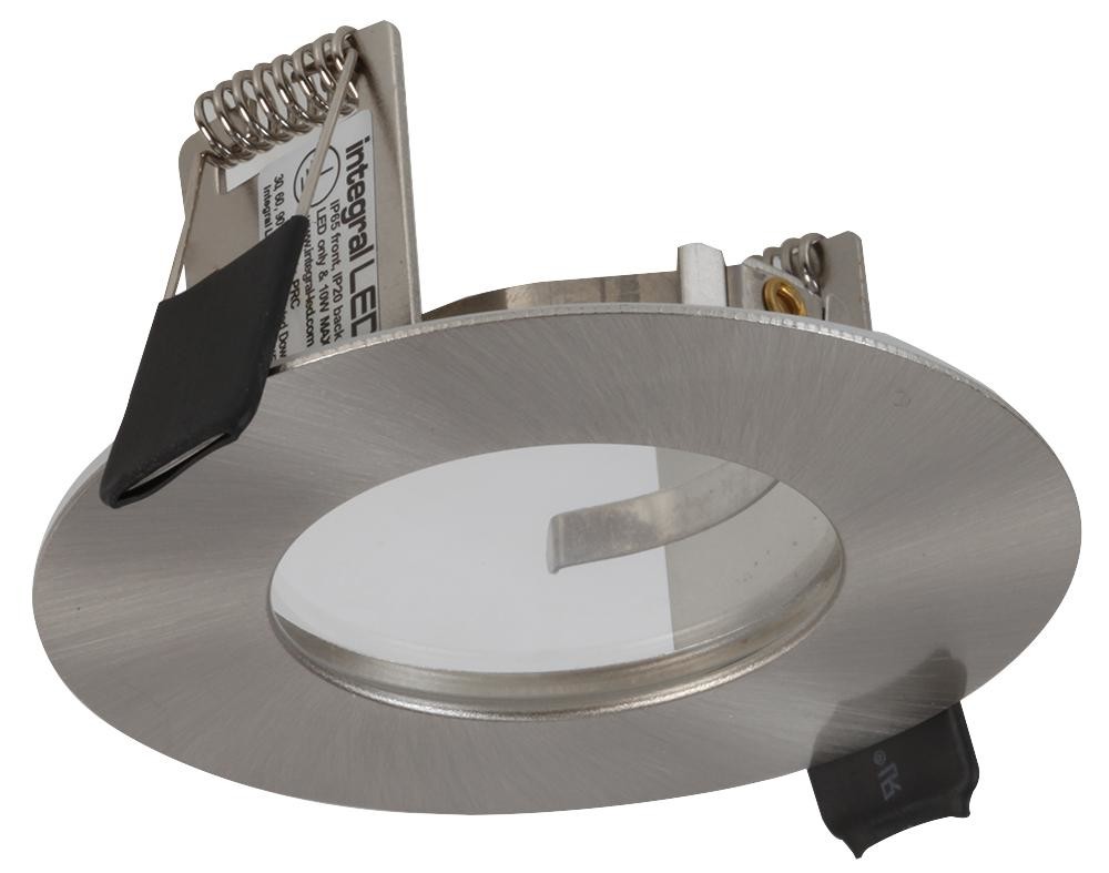 Integral Led Ildlfr70D002 Downlight Led Evofire Satin Nickel Gu10