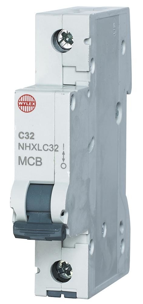 Wylex Nhxlc32 32A Single Pole C Curve Mcb