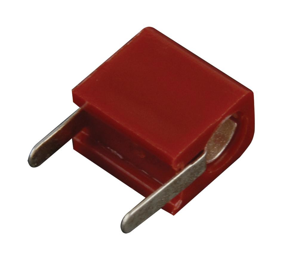 Johnson - Cinch Connectivity 105-1102-001 Test Jack, Horizontal, 5A, Red