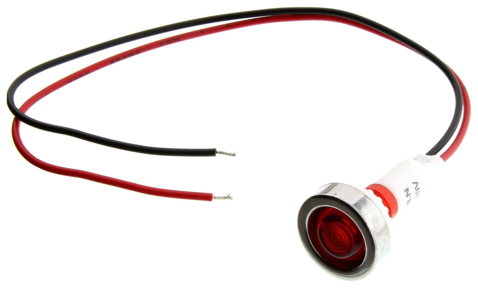 Mallory Fl1P-10Nw-1-R110V Led Red 10Mm Nut 110Vac/dc Stk Â£