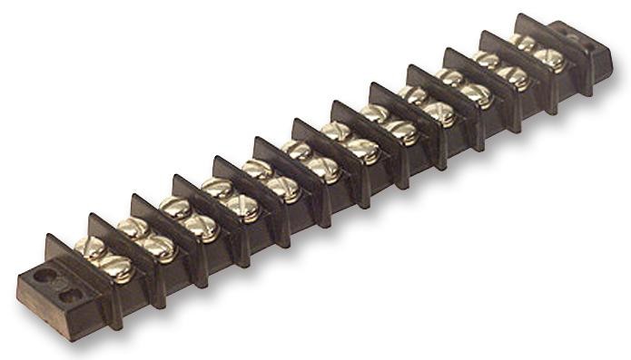 Cinch Connectivity Solutions 12-140 Terminal Block, Barrier, 12Pos, 16Awg