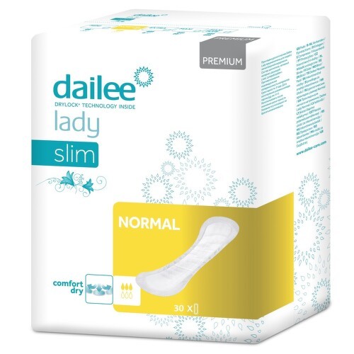Dailee Lady Premium Slim normal, vložky absorpční, pro ženy, 30 ks