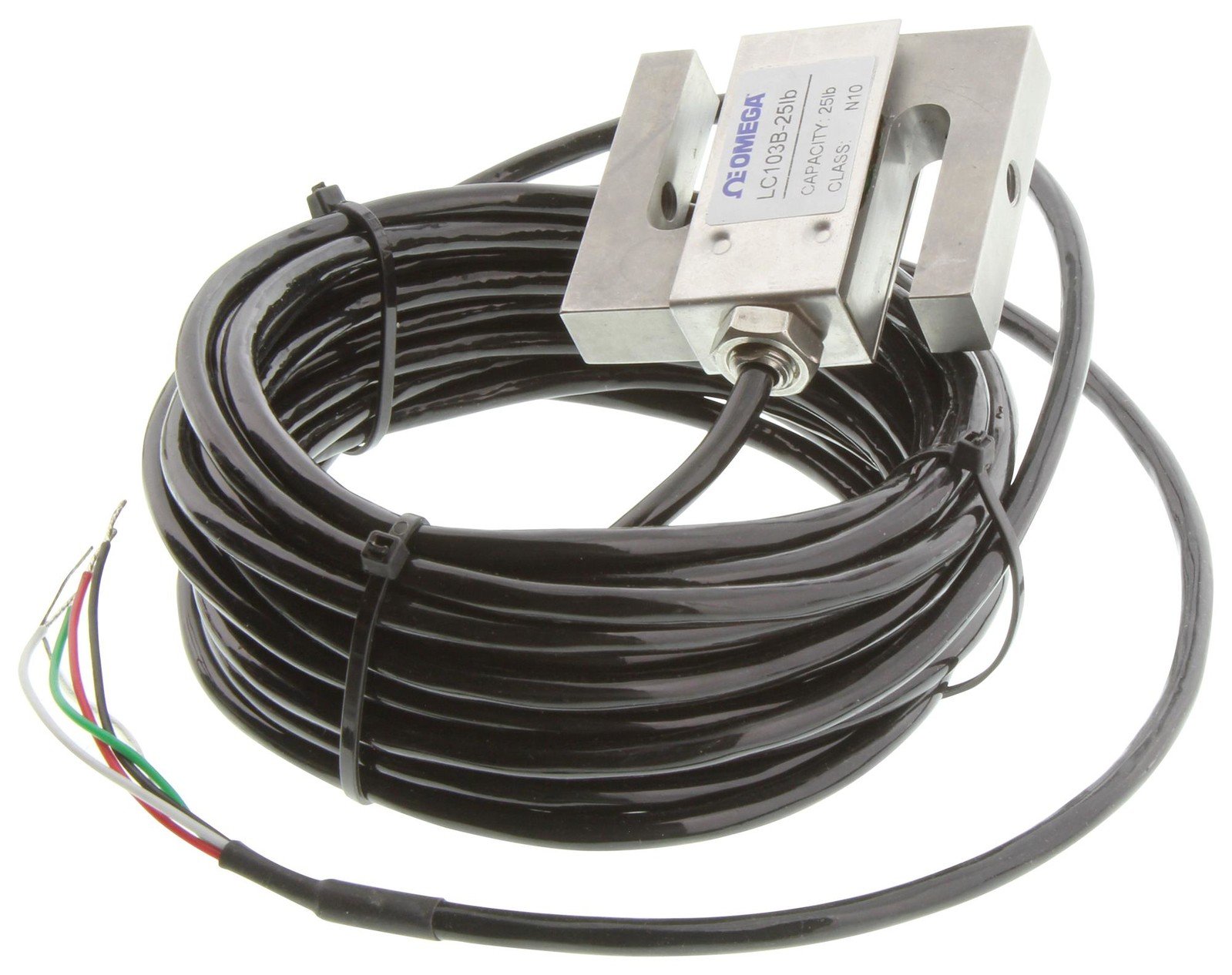 Omega Lc103B-25 S Beam Load Cell, 25Lb, 12Vdc