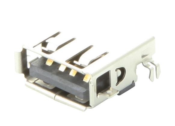 Molex 48258-0002 Usb Connector, Usb 2.0 Type A, Rcpt