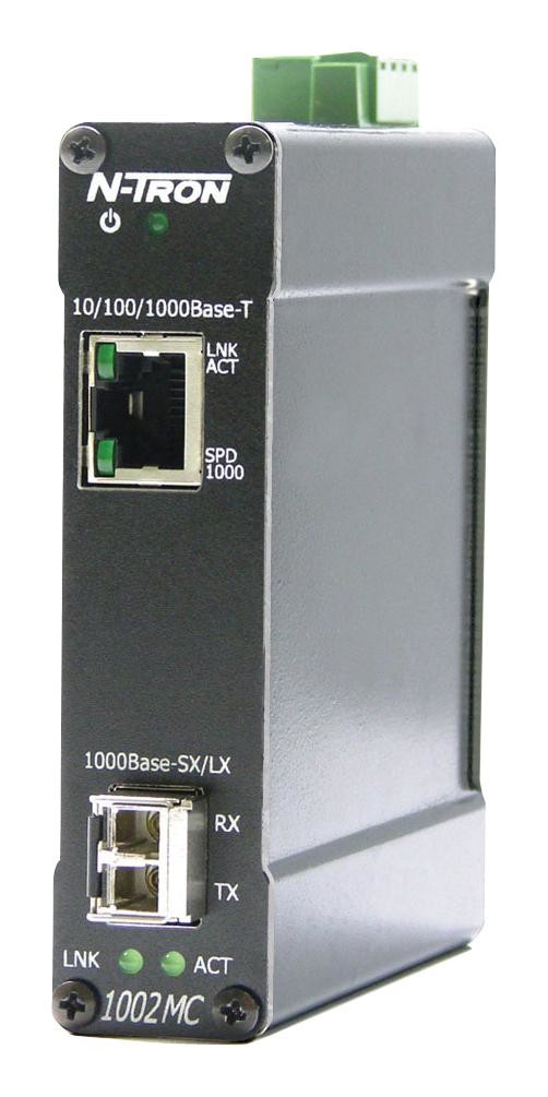 Red Lion Controls 1002Mc-Lx-10 Media Converter, Rj45 To Sfp Jack
