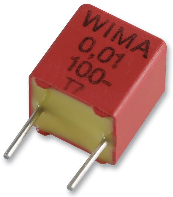 Wima Fkp2C021001G00Jssd Cap, 0.01Îf, 63V, 5%, Pp, Through Hole