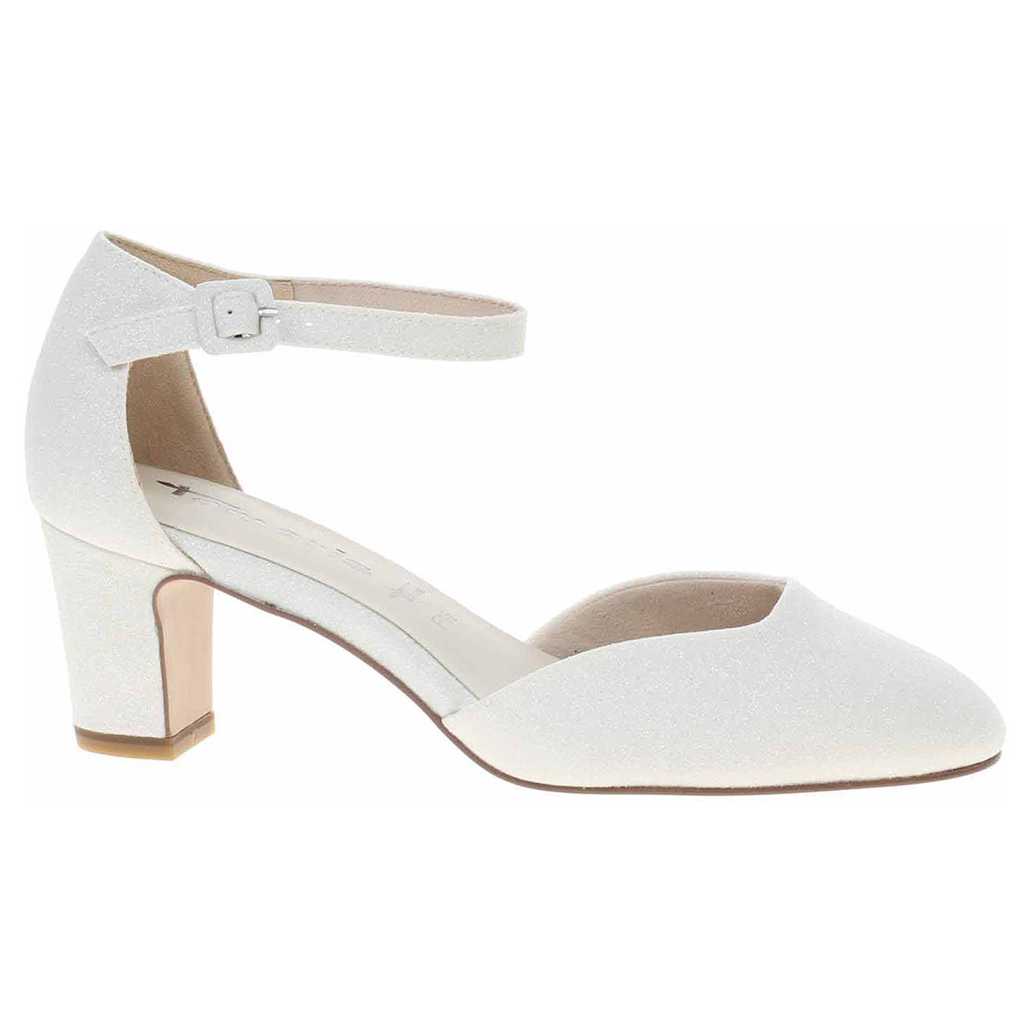 Ecco Tamaris dámská společenská obuv 1-24432-41 white glam 22901648