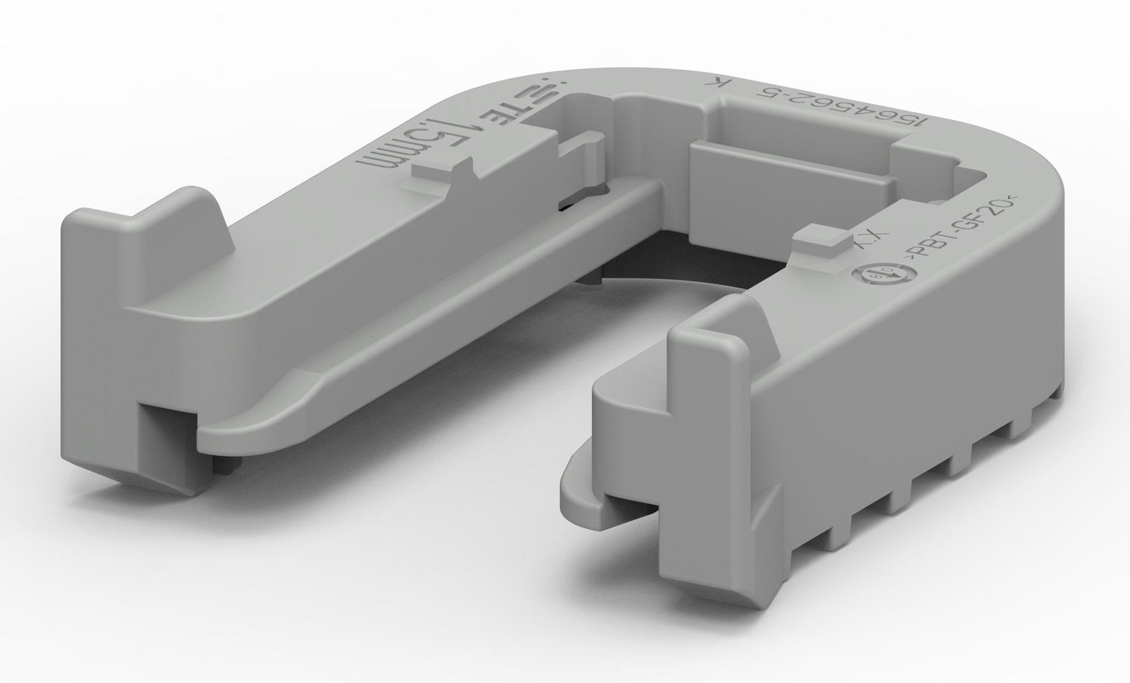 Te Connectivity 1564562-5 Fixing Slide, Pbt Gf, Grey, 1.5Mm