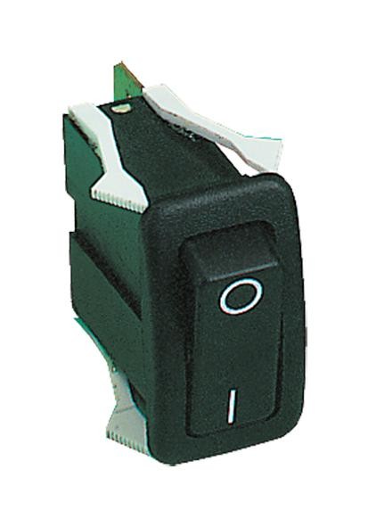 Otto Controls K1Abaaaaar Rocker Switch, Spst, Black, I/o