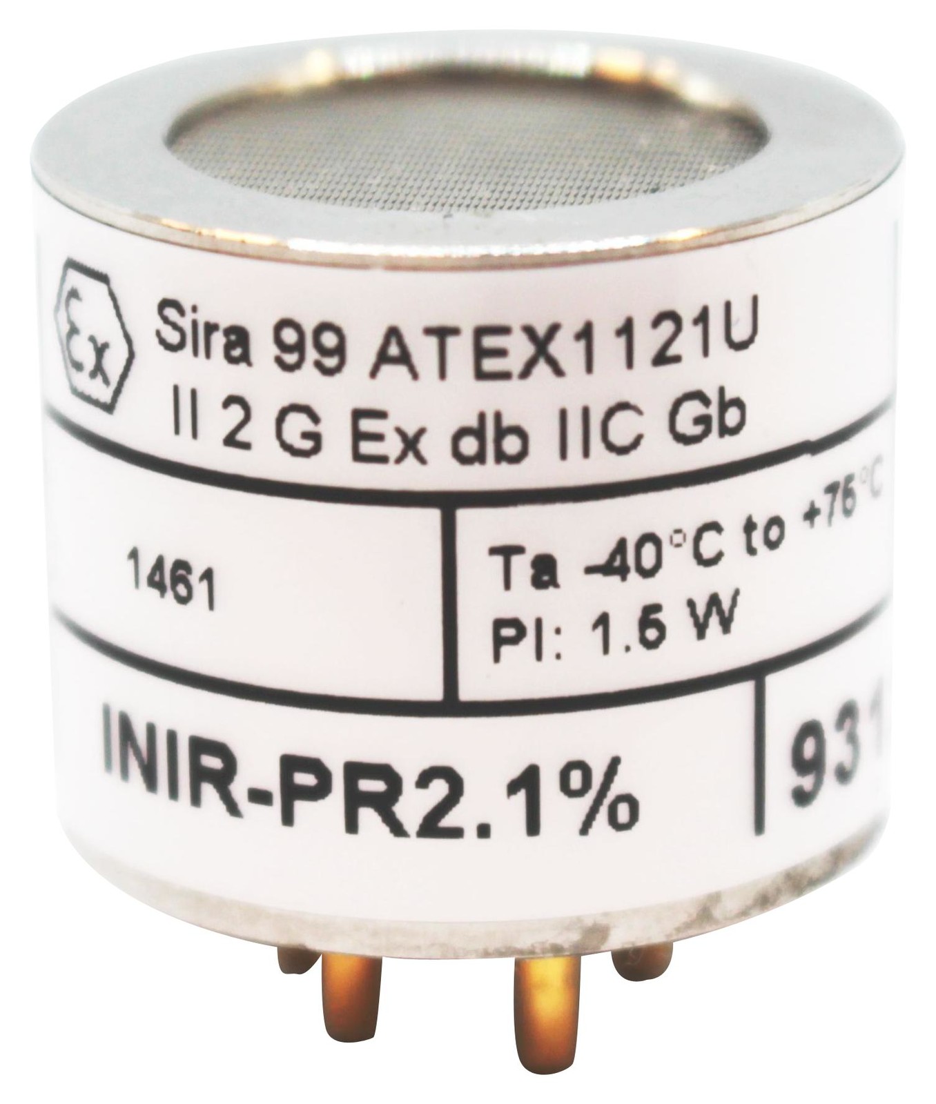 Amphenol Sgx Sensortech Inir-Pr2.1%. Gas Detection Sensor, Propane, 100Ppm