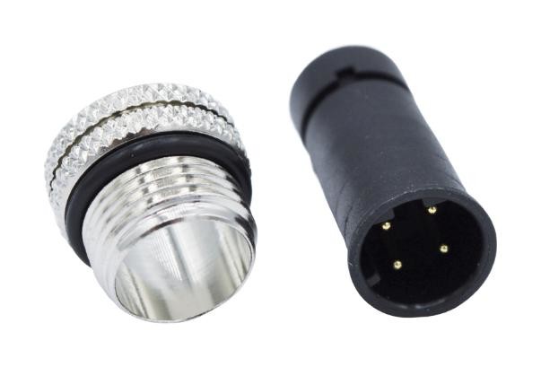 Norcomp 858-D04-103Rsu4 M12 Sensor Conn, Male, 4Pos, Cable