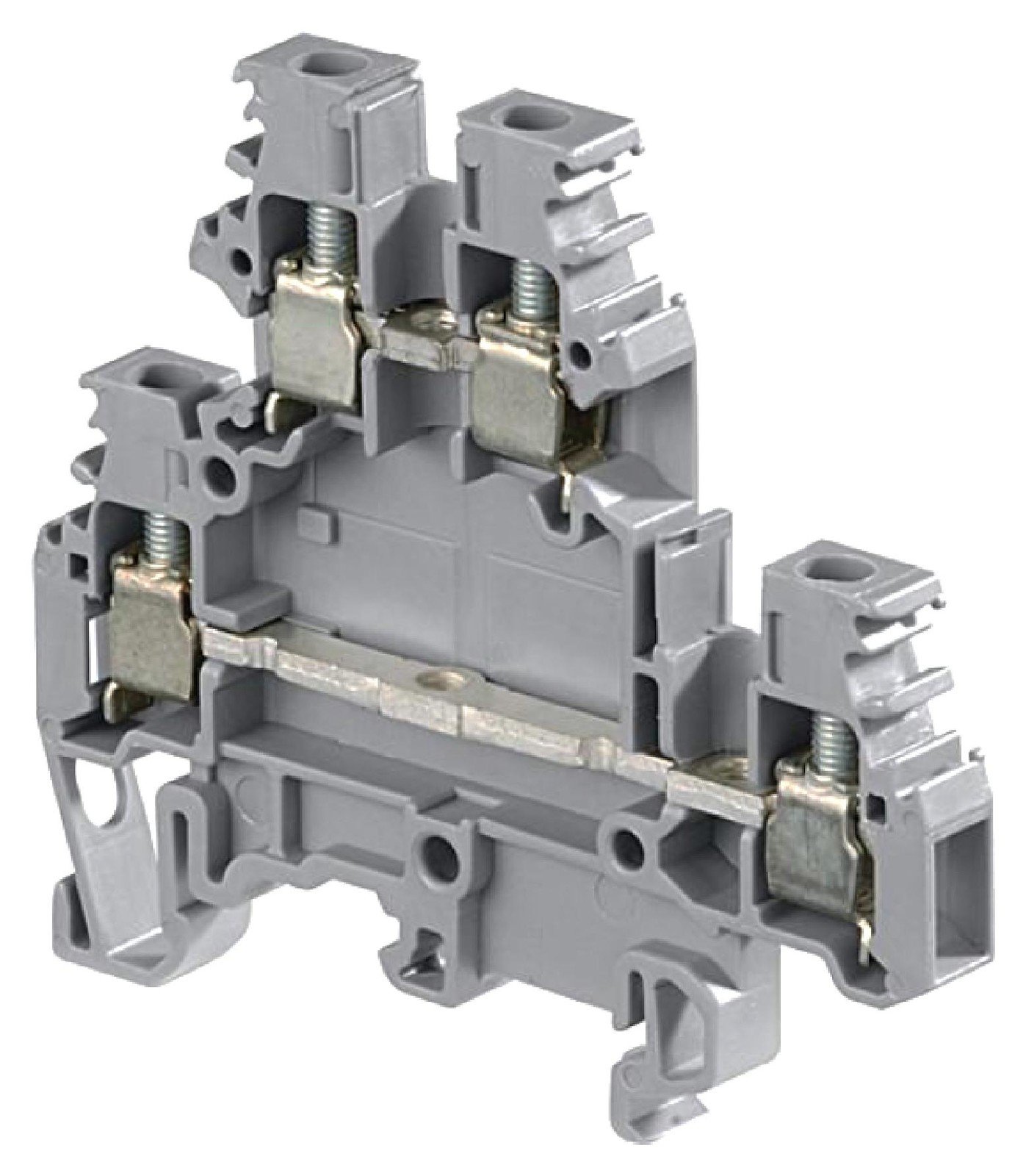 Entrelec - Te Connectivity 1Sna115271R2200 Terminal Block, Din Rail, 4Pos, 22-12Awg