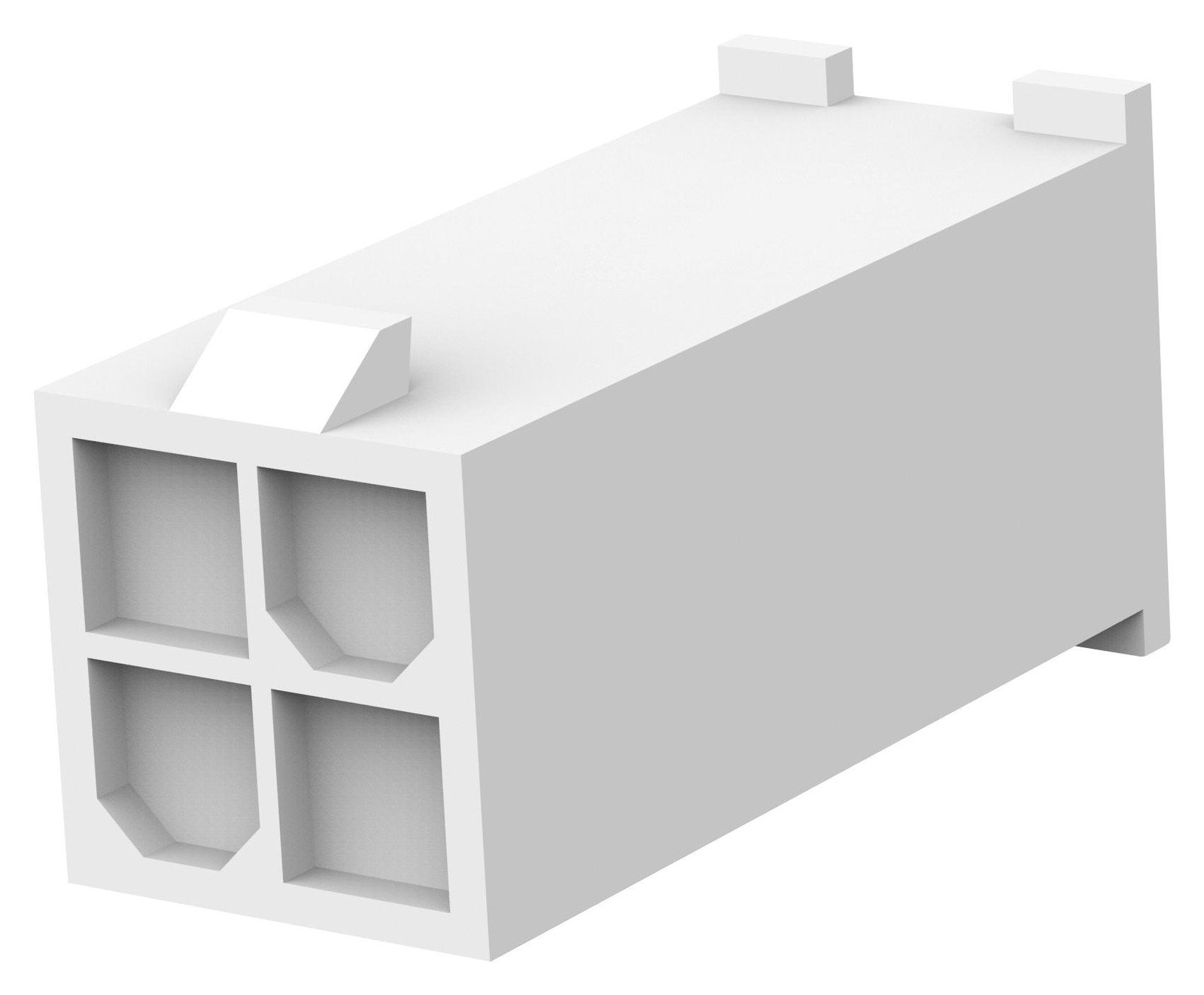 Amp - Te Connectivity 1586017-4 Connector Housing, Plug, 4Pos, 4.2Mm