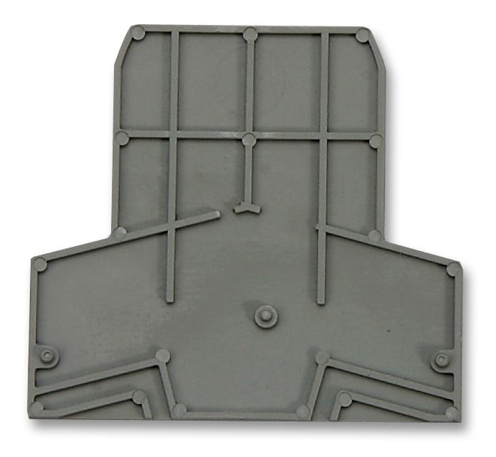 Wago 281-311. End & Intermediate Plate, Grey