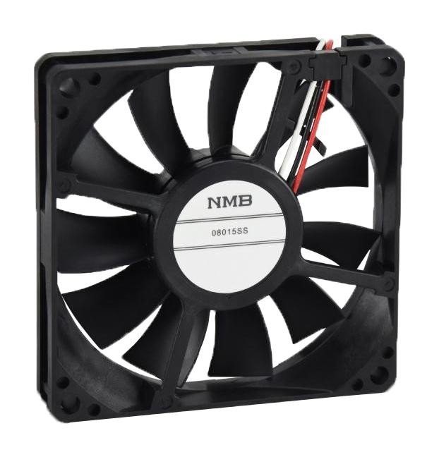 Nmb Technologies 08015Ss-24N-Aa-00. Dc Axial Fan, 80Mm, 24V, 33.9Cfm, 34Db