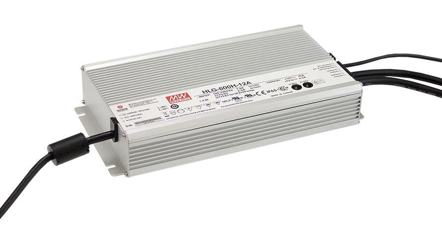 Mean Well Hlg-600H-24 Led Driver, Const Current/voltage, 600W