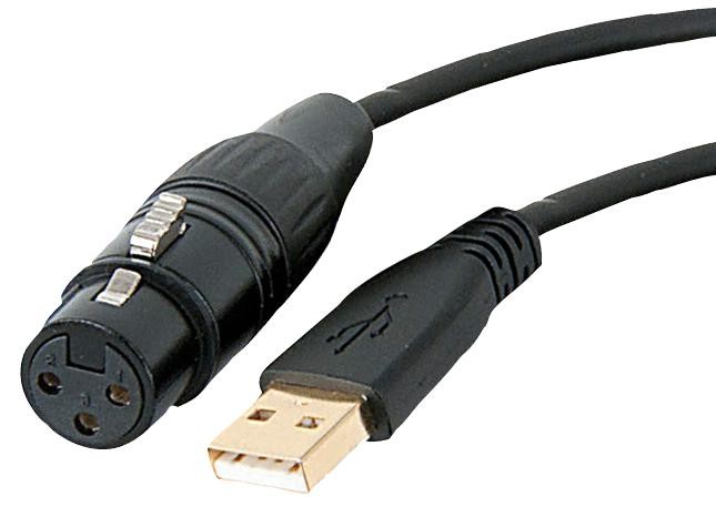 Dap Audio D1630 Usb Xlr Interface Lead, 3M