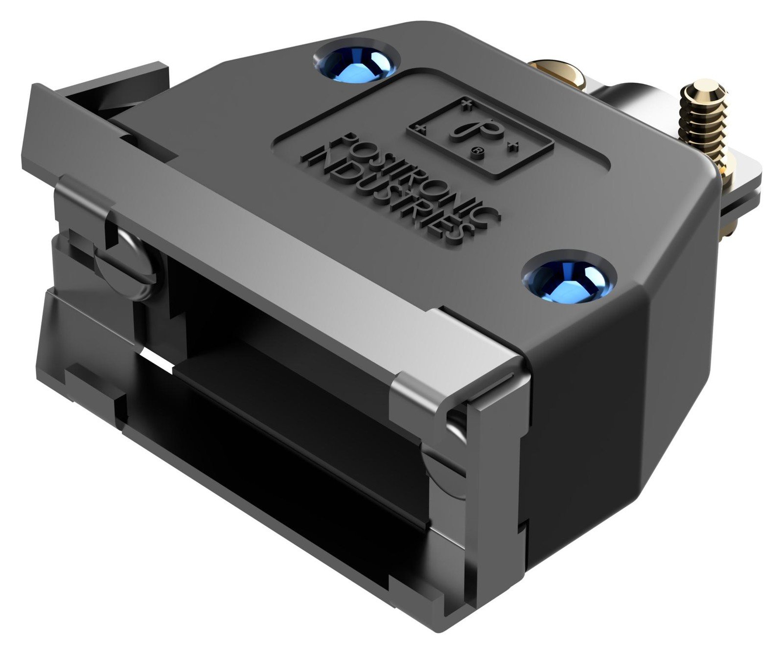 Positronic D9000Jvl0/aa. D Sub Backshell, 180Deg