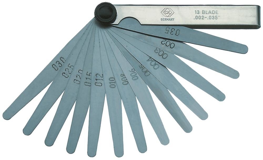 Ck Tools T3527 413 Feeler Gauge, 2Mm To 35Mm, 13Pc, Steel