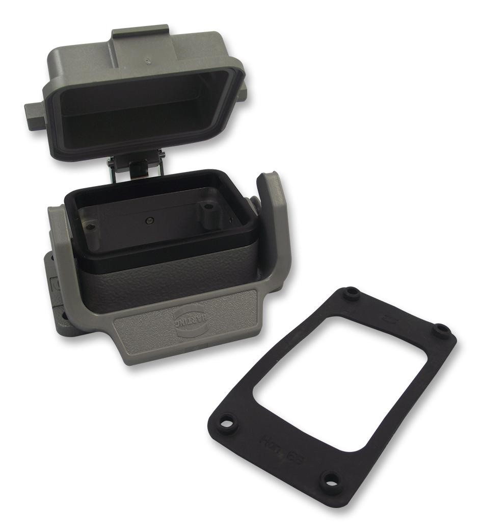 Harting 09 30 006 0302 Housing, Bulkhead, Han6B & Cover
