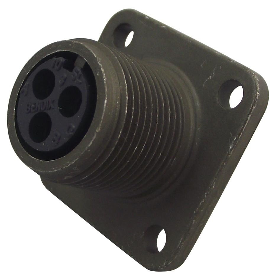 Amphenol Industrial Ms3102E10Sl-3S. Circular Connector Receptacle, Size 10Sl, 3 Position, Box