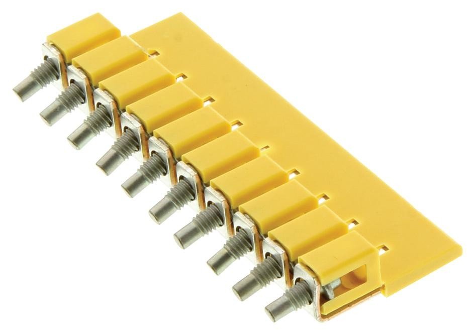 Weidmuller 1054460000.. Terminal Block Jumper, 10Way, 5Mm, Wqv2.5/10