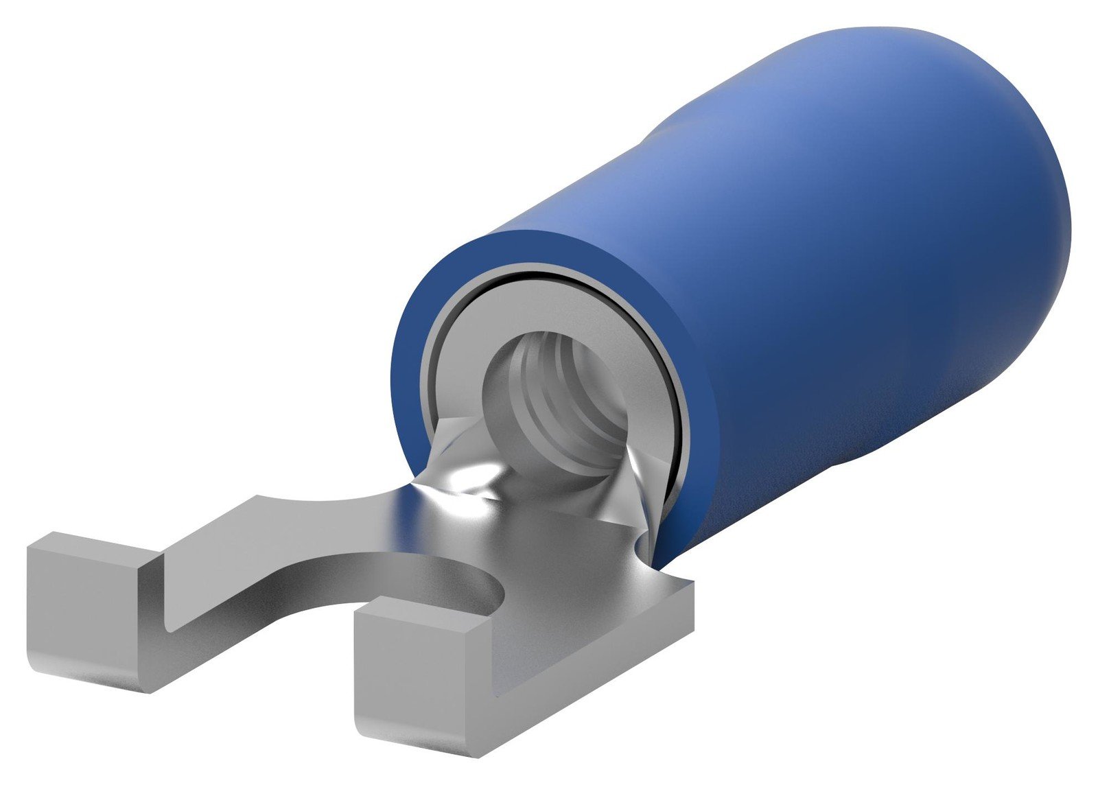 Amp - Te Connectivity 320863 Terminal, Spade Tongue, #10, Blue