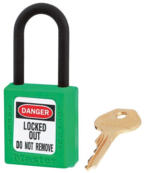 Master Lock 406Grn Non Conductive Lockout Padlock Green