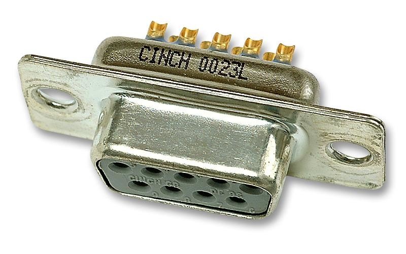 Cinch Connectivity Solutions Fde-9St2/1-Lf Socket, D, Filtered, T&d, 9Way