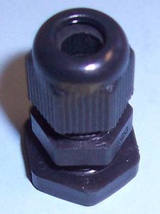 Pro Power Mg-12 Black M12 Cable Gland Black