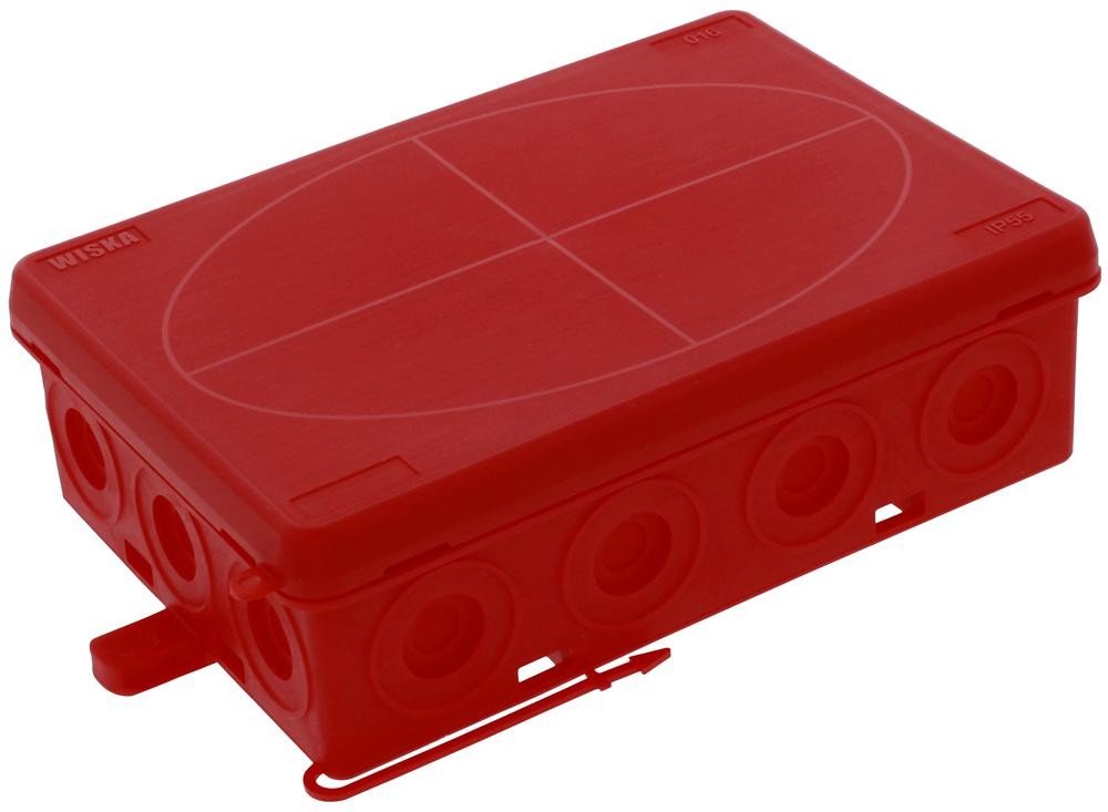 Wiska 10109600 Junction Box 126X86X41Mm Ka 016 Red
